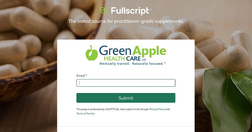 Fullscript Instructions Green Apple Health Care